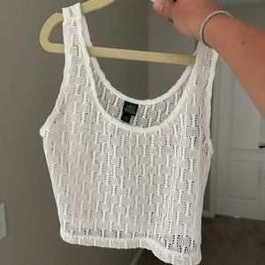 NEVER WORN crop tank cover up